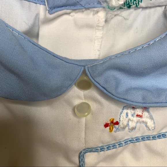 Vintage Tiny Tots one piece romper embroidered - Picture 6 of 9